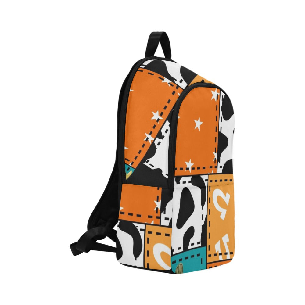 Baha Ranch Western Collage Backpack