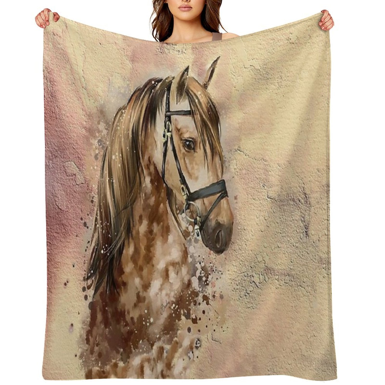 Horses Change Lives Throw Blanket