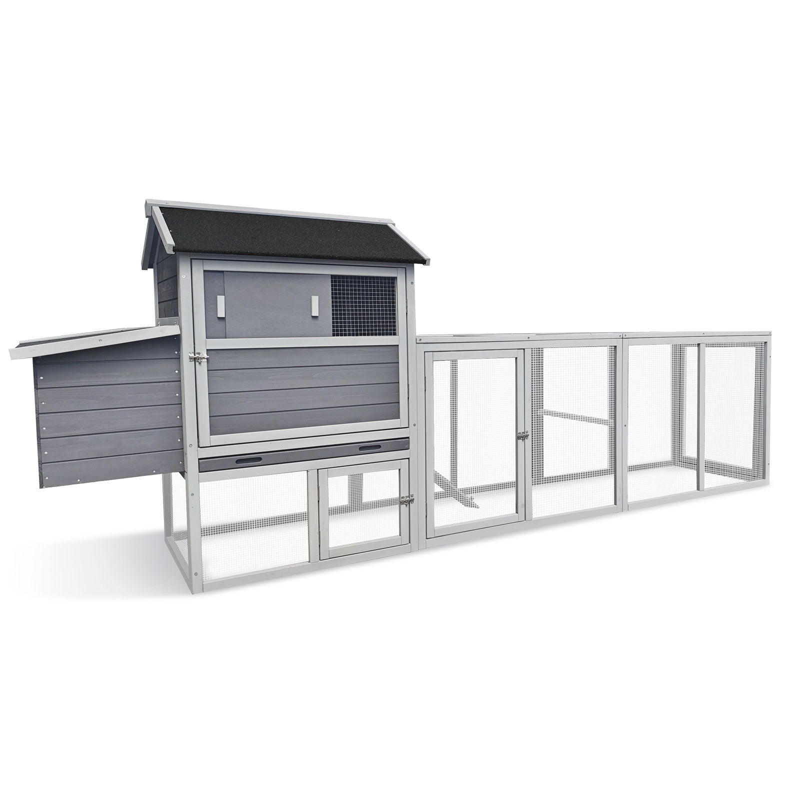 Chicken Coop With Run And Nesting Box