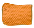 Quilted Satin Dressage Saddle Pad - Muted Safron