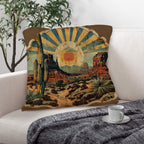 Baha Ranch Southwestern Desert Pillow Case Made in America