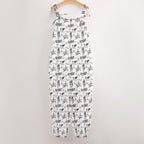 Baha Ranch Ranch Life Overalls Jumpsuit White