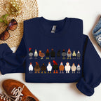 Chicken Breeds Farm Animal Lover Cozy Poultry Keeper For Animal Lovers Everywhere Sweatshirt
