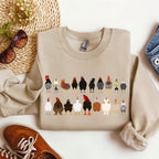 Chicken Breeds Farm Animal Lover Cozy Poultry Keeper For Animal Lovers Everywhere Sweatshirt