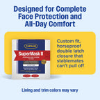 Farnam SuperMask II Horse Fly Mask No Ears Double-Latch Secure Mesh Eye Protection