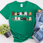 Pig Lovers Illustration Of Farm Animal Breeds And Their Varieties From Farmyard Life Graphic Tee