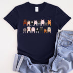 Pig Lovers Illustration Of Farm Animal Breeds And Their Varieties From Farmyard Life Graphic Tee