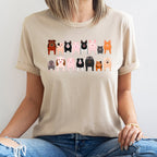 Pig Lovers Illustration Of Farm Animal Breeds And Their Varieties From Farmyard Life Graphic Tee