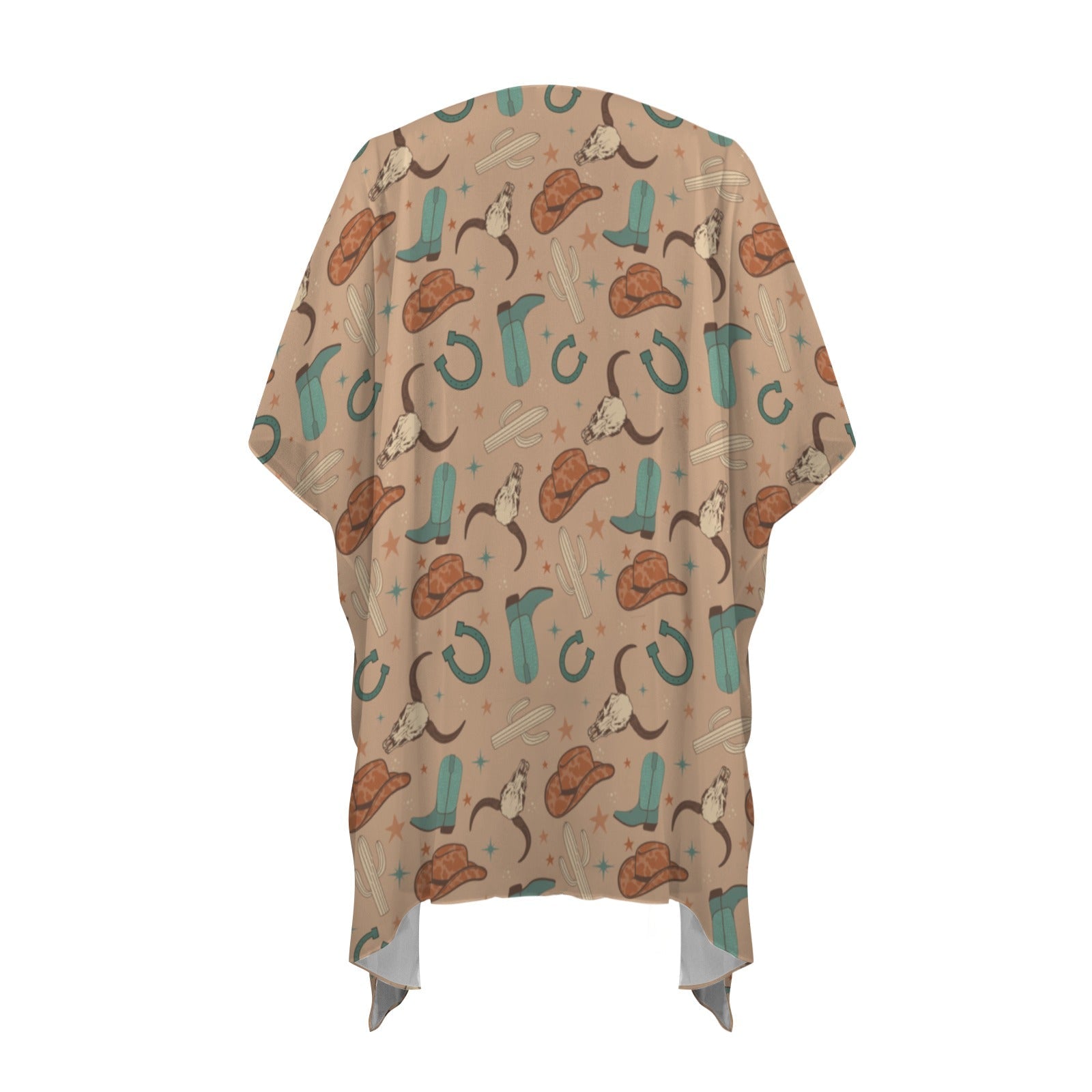 Baha Ranch Totally Western Duster Kimono Coverup