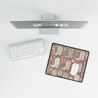 Cowgirl Boot Desk Mat | Western Floral Boho Mouse Pad for Country-Chic Workspaces