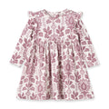 Floral Tapestry Twirl Dress-Bamboo Baby Girl