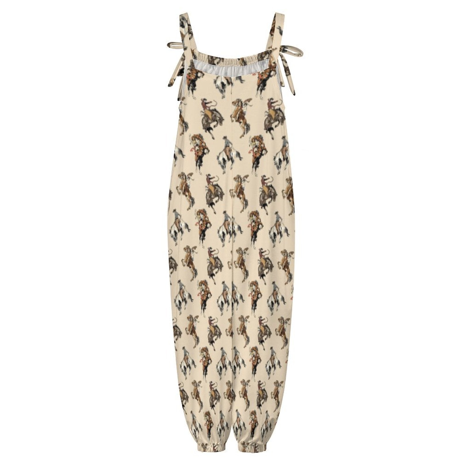 Baha Ranch Vintage Cowgirl Relaxed Fit Overalls Jumpsuit