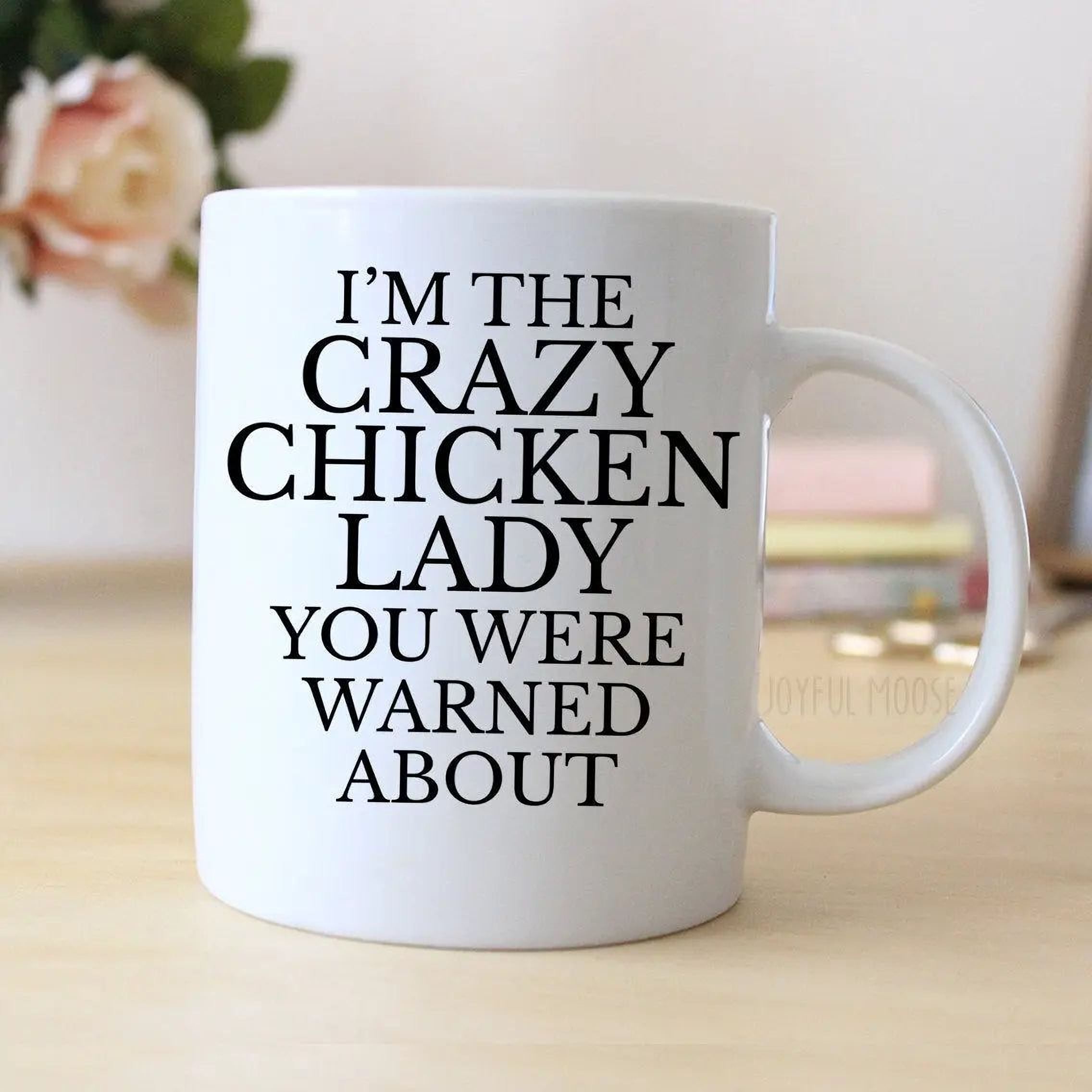 Funny Chicken Mug - Ceramic Coffee Cup | Dishwasher Safe, Microwave Safe Gift