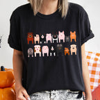 Pig Lovers Farm Animal Illustration Breeds Pet Portraits And Farm Life Enthusiasts Comfort Colors Tee