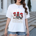 Funny "Flock Off" Chicken T-Shirt
