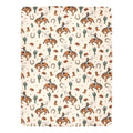 Cowboy Rodeo Western Micro Fleece Blanket 60" x 80" Made in America