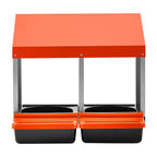 Chicken Nesting Boxes, 2 Compartments, Easy Egg Collection