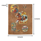 Baha Ranch Vintage Cowgirl Drapes 52" x 63" Made in America