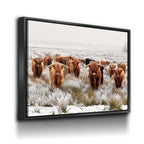 Highland Cows Canvas Wall Art, Ranch Art, XL Wall Art, Ranch Style Home Decor, Scottish Cows, Scottish Highlanders