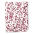 Floral Tapestry Stroller Blanket - Soft Bamboo Baby Throw