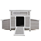 Large Chicken Coop Outdoor Hen House & Dual Nesting Boxes