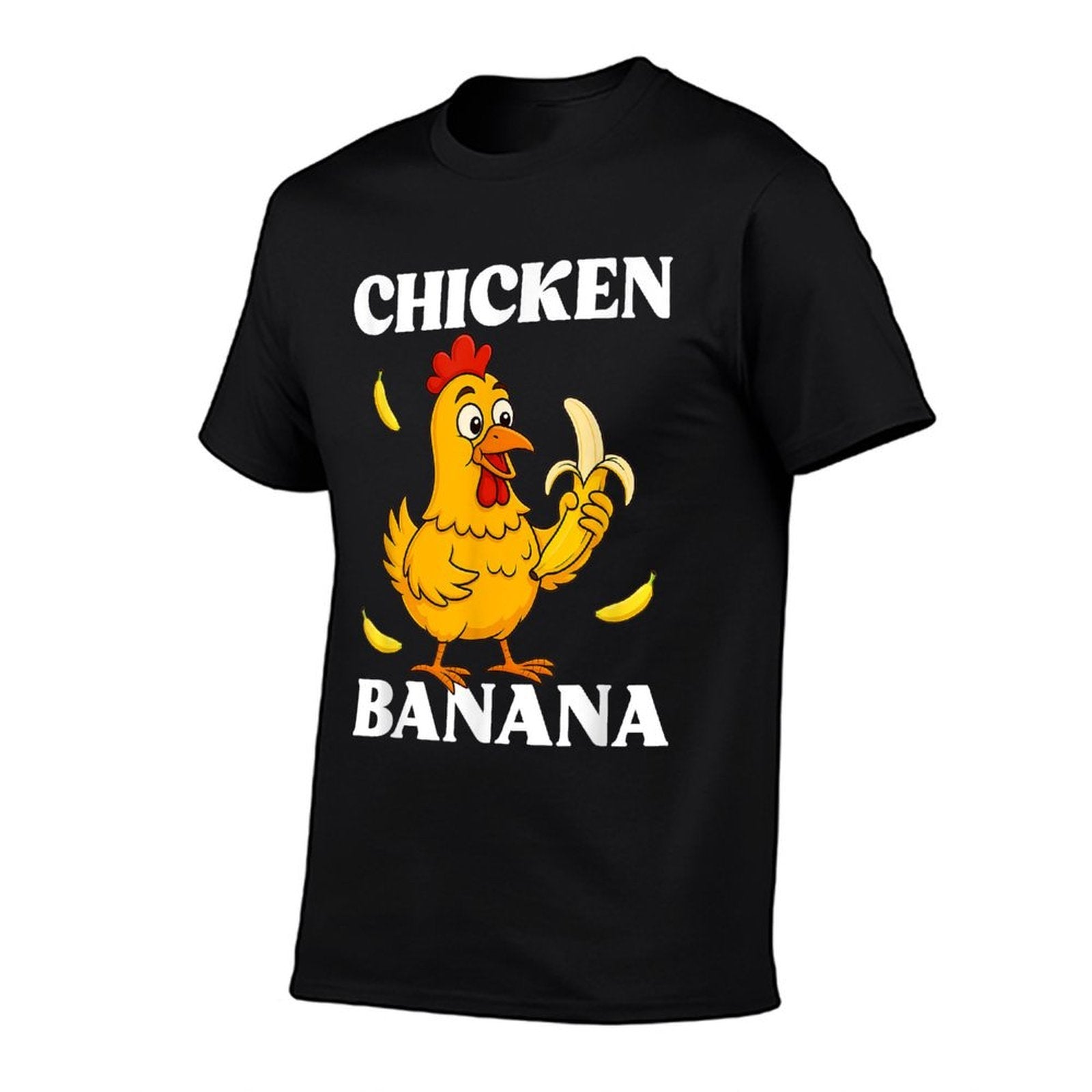 Chicken Banana Meme Cartoon Humor  Tagless Design T-Shirt