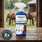 Vetericyn Plus Antimicrobial Equine Wound Care Spray Horse Healing Aid Skin Care 16 oz.