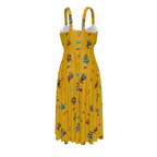Baha Ranch The Last Roundup Western Rodeo Prairie Dress in Mustard
