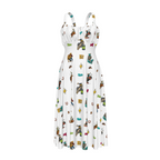 Baha Ranch The Last Roundup Western Rodeo Prairie Dress in White
