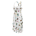 Baha Ranch The Last Roundup Western Rodeo Prairie Dress in White