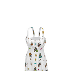 Baha Ranch The Last Roundup Western Rodeo Prairie Dress in White