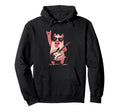 Rock Pig Funny Animal Guitar Player Hoodie - Novelty Apparel for Adults