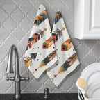 Baha Ranch Southwestern Feathers Set of 2 Dish Towels Made in America