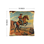 Baha Ranch Vintage Cowboy Pillow Case Made in America