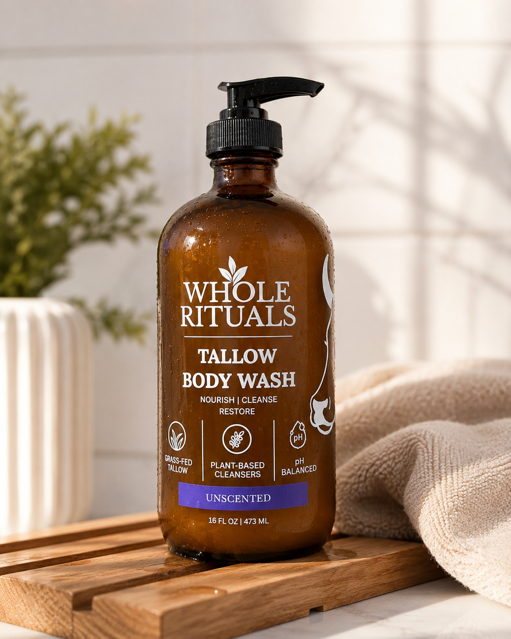 Tallow Body Wash - Unscented