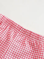 Children's Chicken T-shirt and Gingham Shorts Set