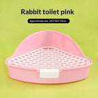 Pet Bunny Triangle Toilet Supplies Potty