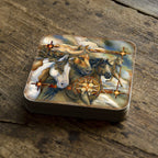 Wild Horses Wooden Cork Coasters Gift Set of 4 by J. Bergsma - Wildlife Décor  - 8199474C-S4