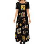 Baha Ranch Vintage Cowgirl Collage Western Dress