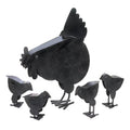 HEN WITH CHICKS SCULPTURE