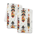 Baha Ranch Southwestern Feathers Set of 2 Dish Towels Made in America