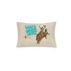 Baha Ranch The Last Roundup Bronc Rider Wild West Pillow Case Made in America