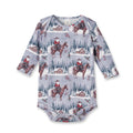 Bamboo Baby Bodysuit - Western Cowboy Christmas
