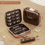Airtight Storage Box For Health Supplements And Medications