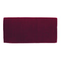 1314-22 San Juan Solid Burgundy 36x34 New Zealand Wool Saddle Blanket BURGUNDY