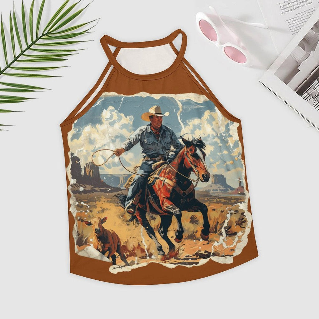 Baha Ranch Ranching Western Tank Top
