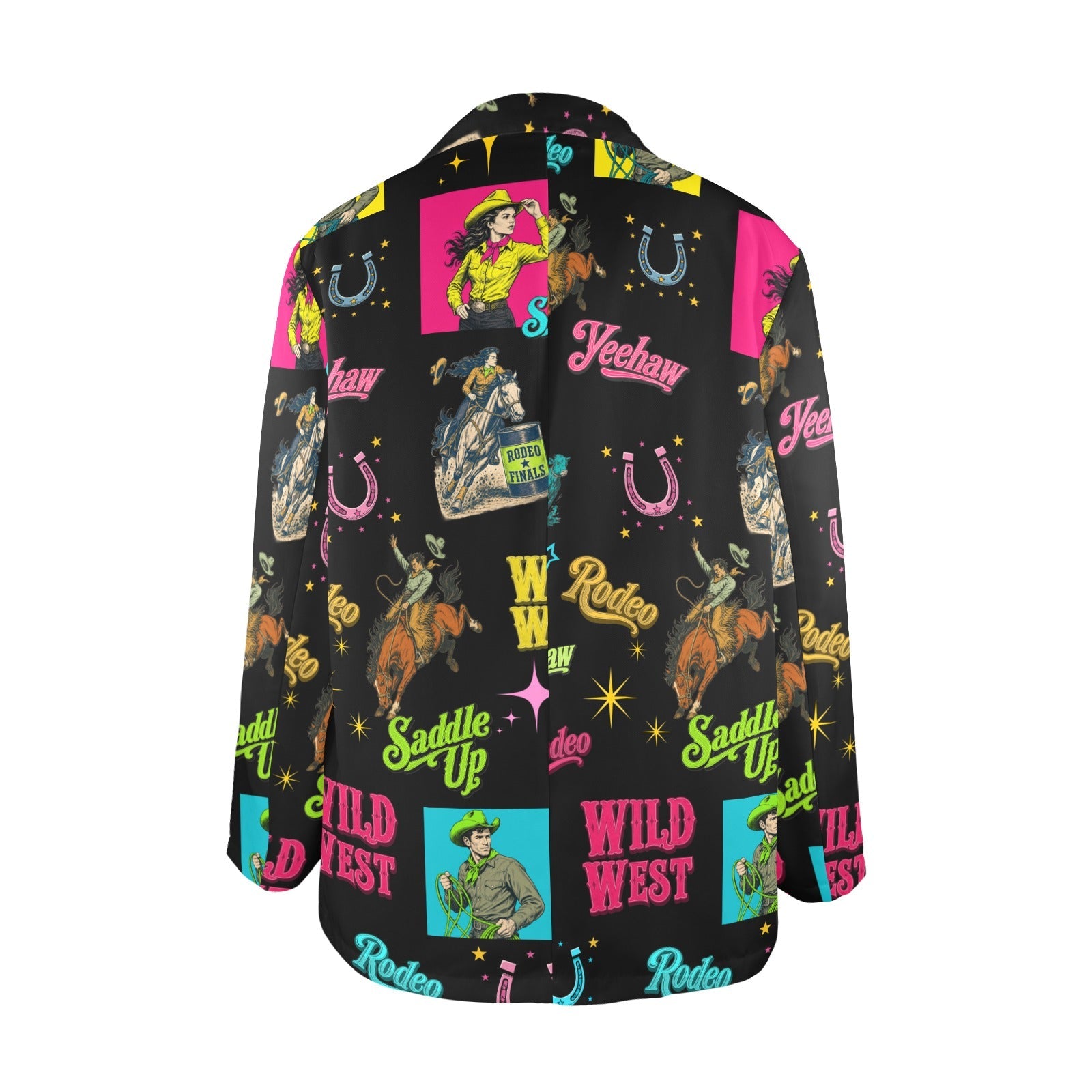 Baha Ranch The Last Roundup Western Blazer in Black