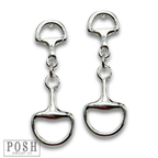 Equestrian charm dangle earring