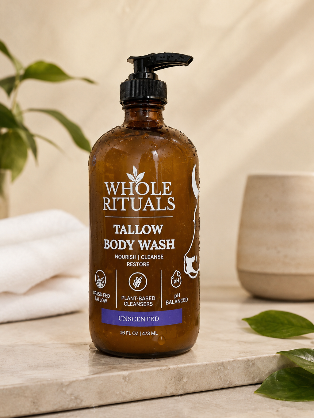 Tallow Body Wash - Unscented