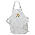 Apron - Nerdy Large Beaked White Duck Profile Vector Art - Duck
